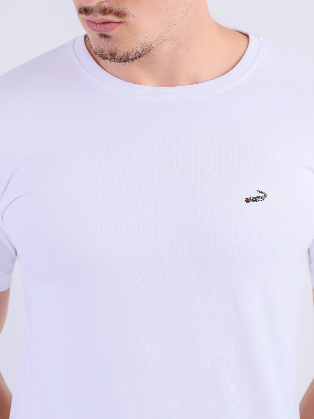 Crew Neck Action Fit - Egret