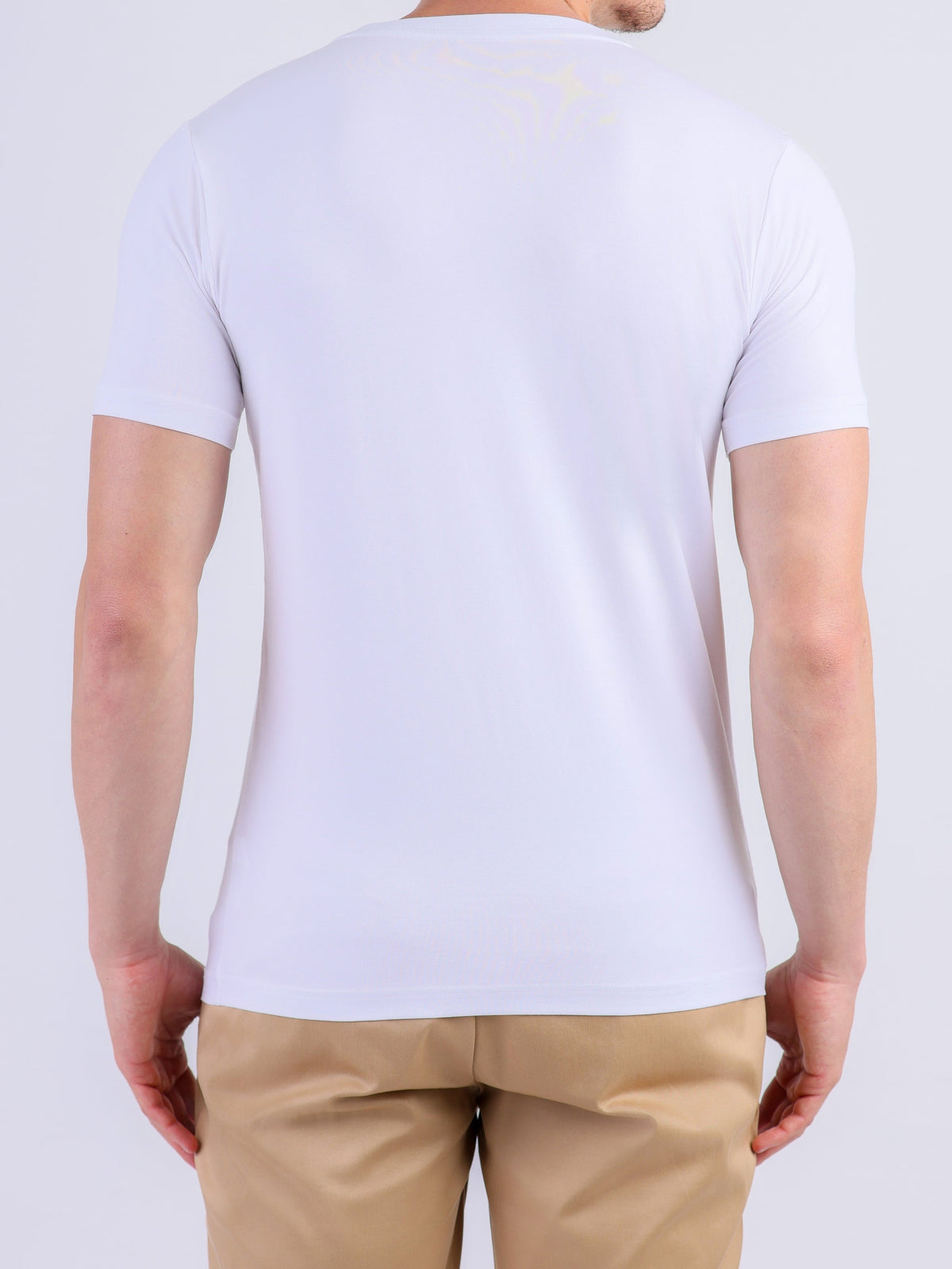 Crew Neck Action Fit - Egret