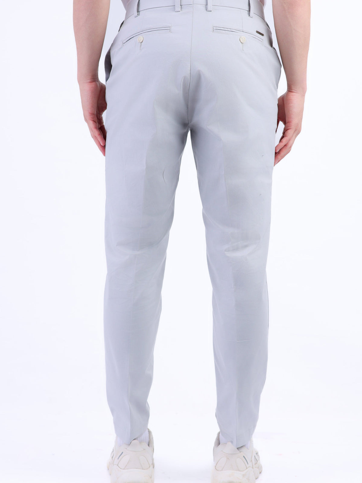 Crocodile Ultra Slim Fit Plain Chino - Ash