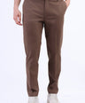 Crocodile Ultra Slim Fit Plain Chino - Brown Sugar