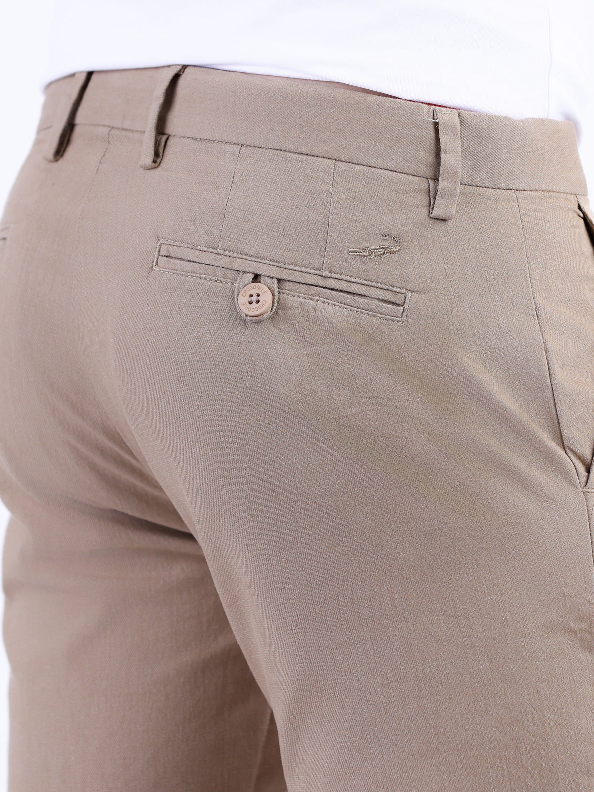 Crocodile Slim Fit Short - Brown Tane