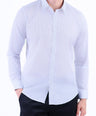 Semi Casual Printed Slim Fit Shirt - Black