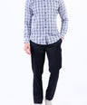 Semi Casual Stripe Slim Fit Shirt - Black