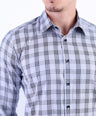 Semi Casual Stripe Slim Fit Shirt - Black