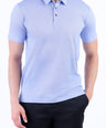 Crocodile Plain Slim Fit Polo - Sky Blue