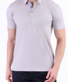 Crocodile Plain Slim Fit Polo - Cream