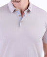 Crocodile Plain Slim Fit Polo - Cream