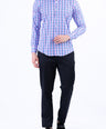 Semi Casual Checks Slim Fit Shirt - Rose Pink