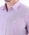 Semi Casual Stripe Slim Fit Shirt - Brown