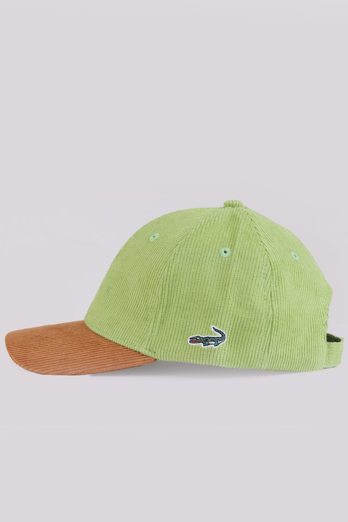 Kids Cap- Light Green & Brown