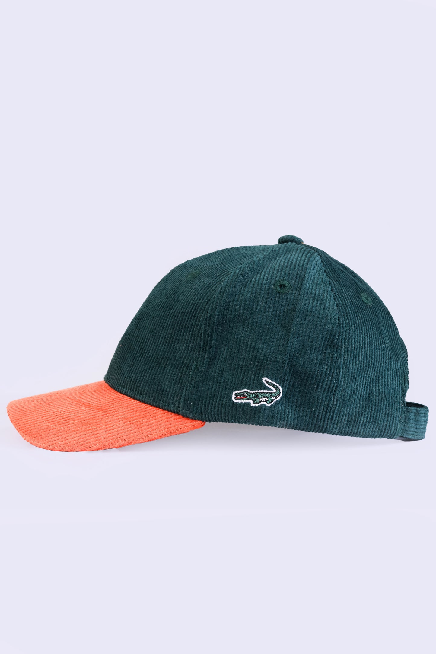Kids Cap - Dark Green & Orange
