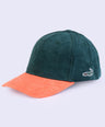 Kids Cap - Dark Green & Orange