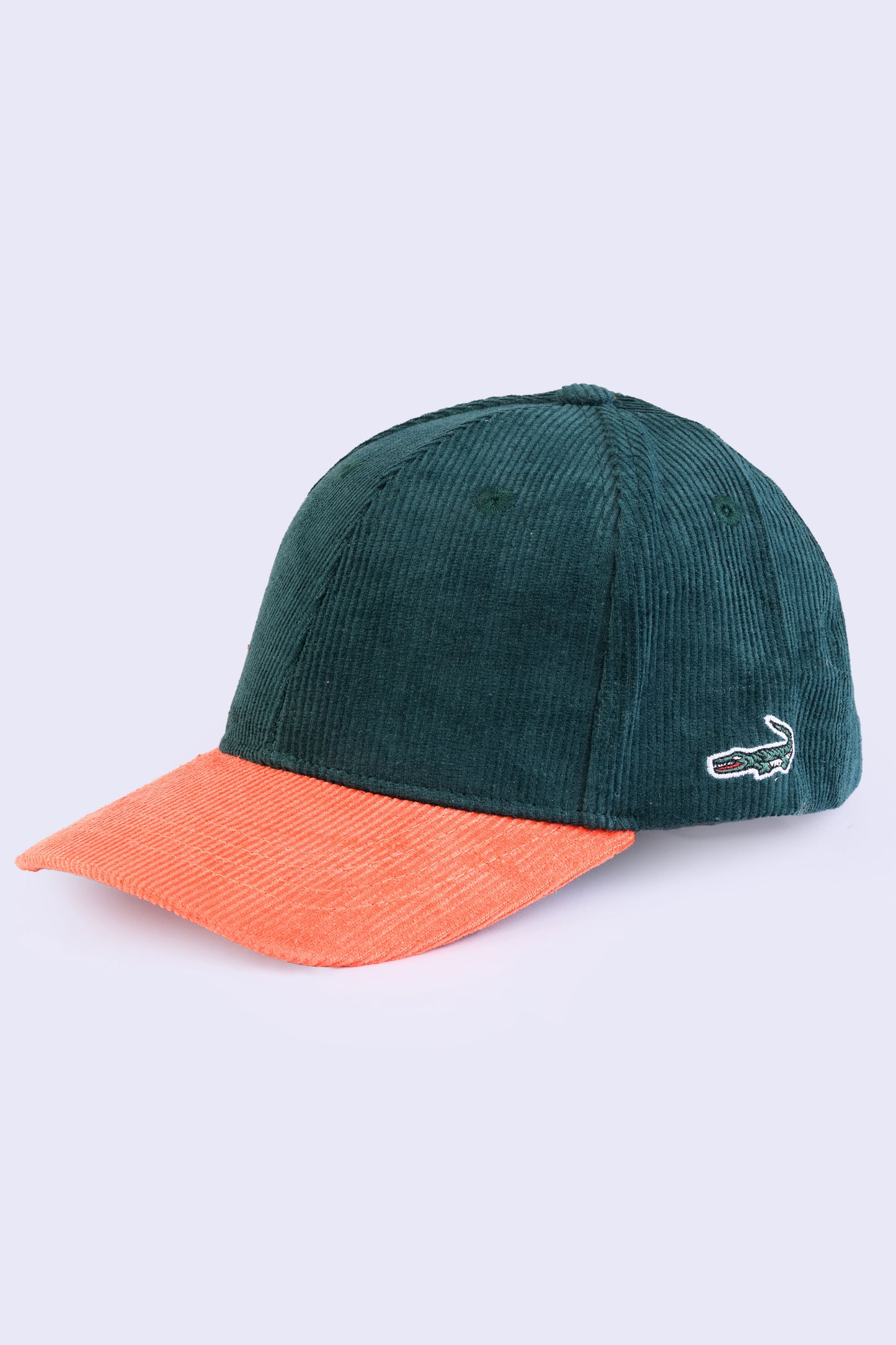 Kids Cap - Dark Green & Orange