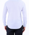 Semi Casual Printed Slim Fit Shirt - Navy