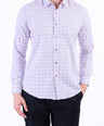 Semi Casual Checks Slim Fit Shirt - Medium Violet