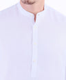 Casual Linen Looks Regular Fit Shirt - White
