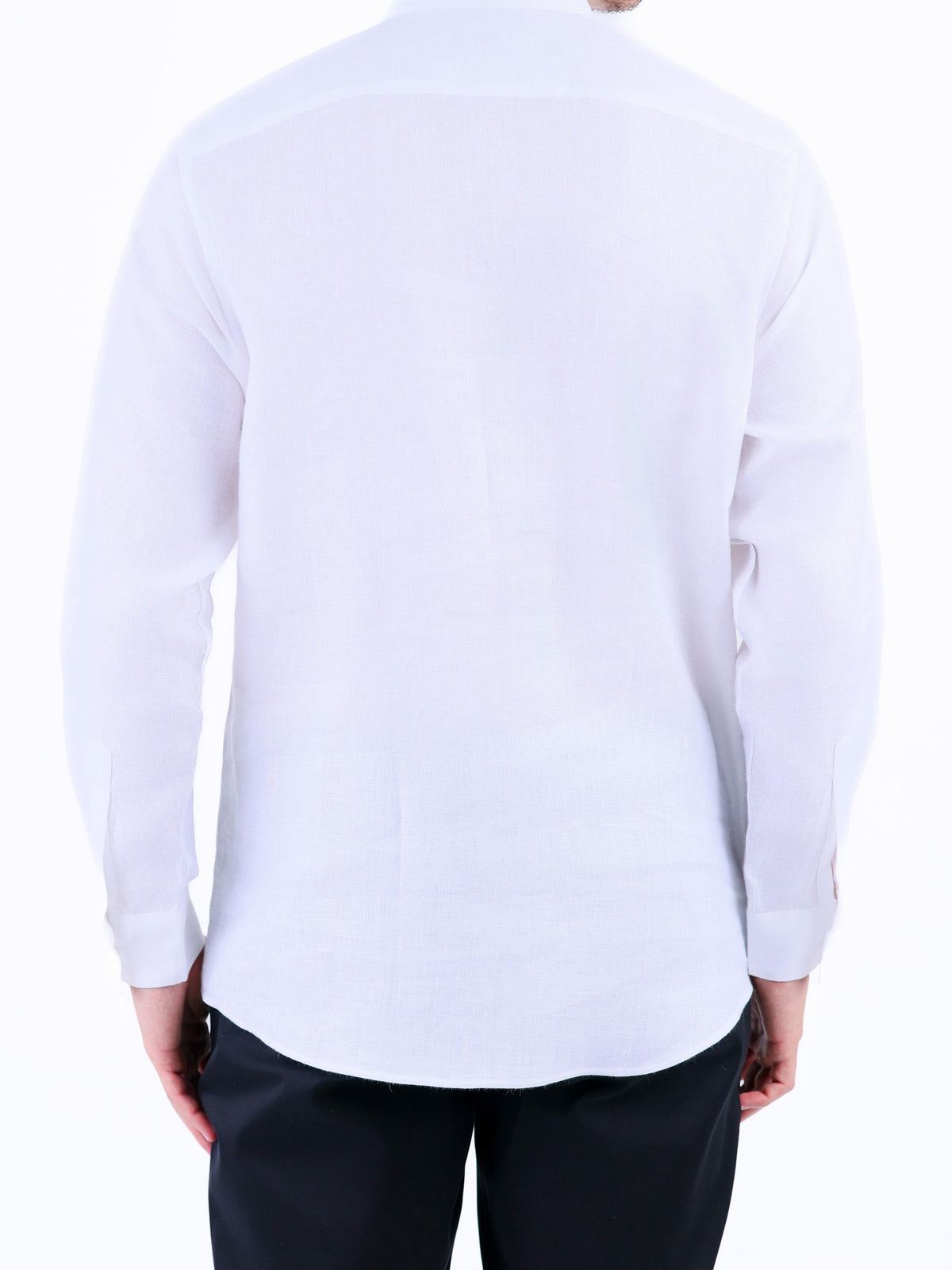 Casual Linen Looks Regular Fit Shirt - White