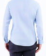 Linen Plain Slim Fit Shirt - Cashmere Blue