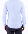 Semi Casual Stripe Slim Fit Shirt - Blue Yonder