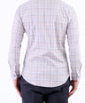 Semi Casual Checks Slim Fit Shirt - Brown Croissant