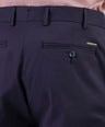 Crocodile Ultra Slim Fit Plain Chino - Black Inck