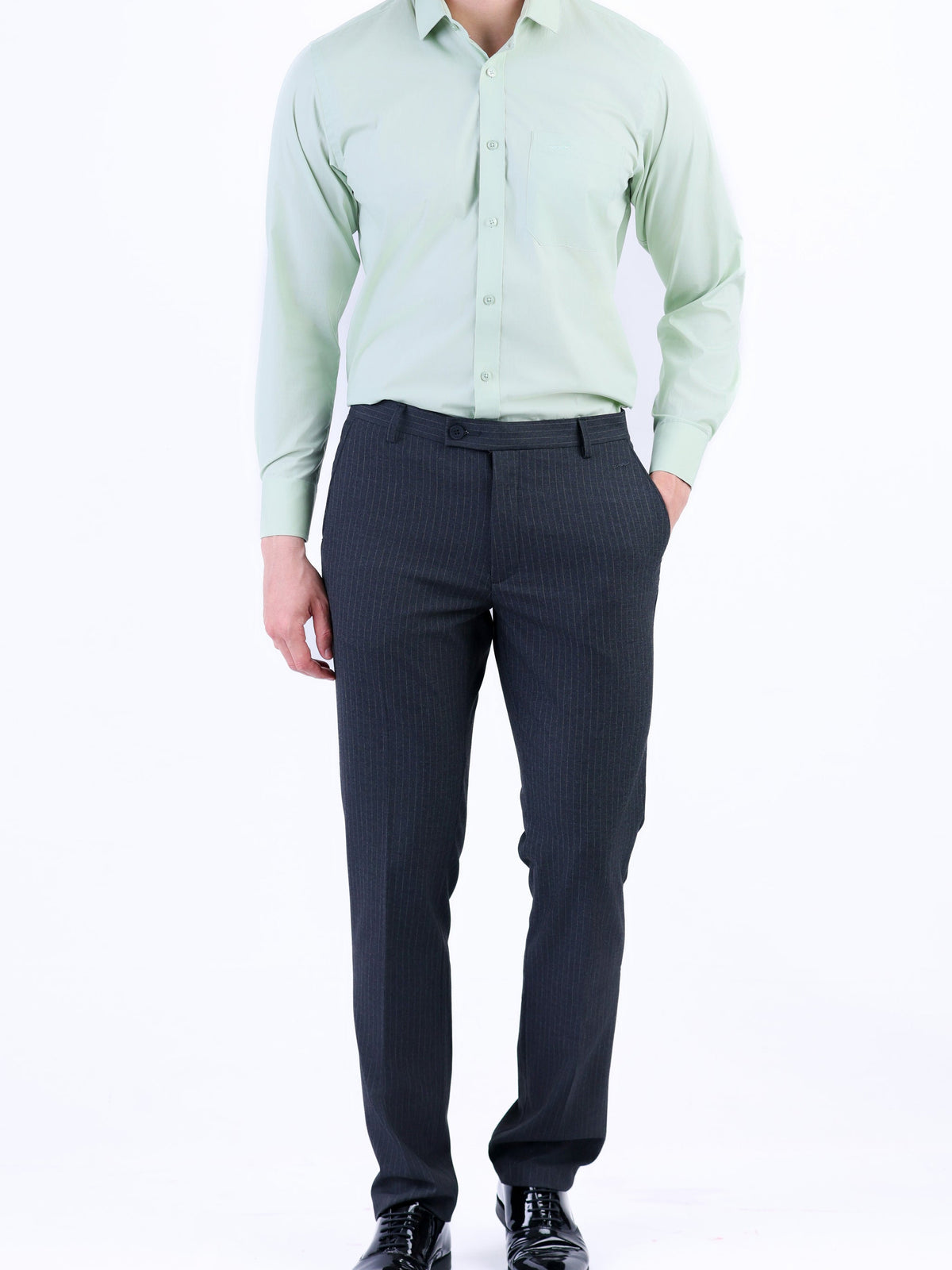Formal Seasonal Plain Regular Fit Shirt - Absinthe Green