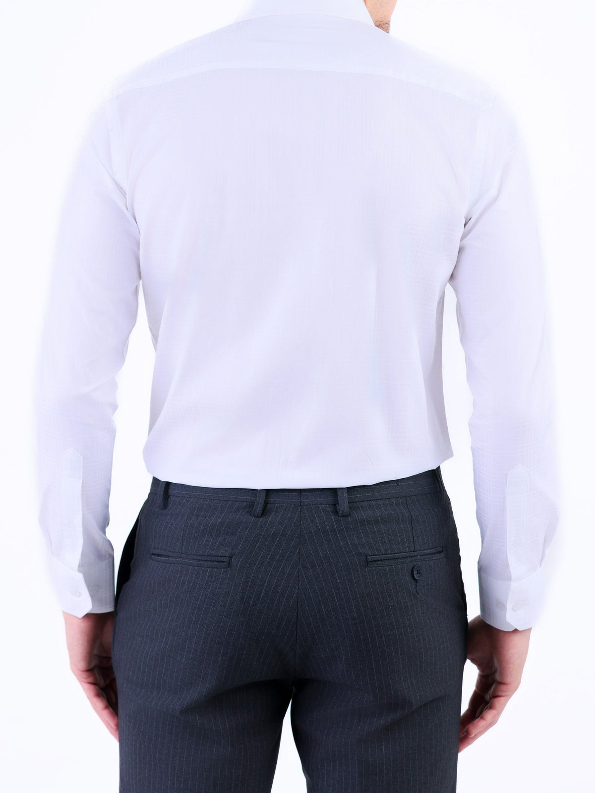 Formal Seasonal Dobby Slim Fit Shirt - White