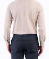 Formal Seasonal Plain Slim Fit Shirt - Brown Tane