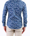 Evening Printed Slim Fit Shirt - Posy Green
