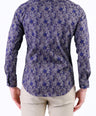 Evening Printed Slim Fit Shirt - Copper Brown