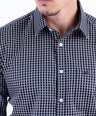 Formal Checks Slim Fit Shirt - Black Inck