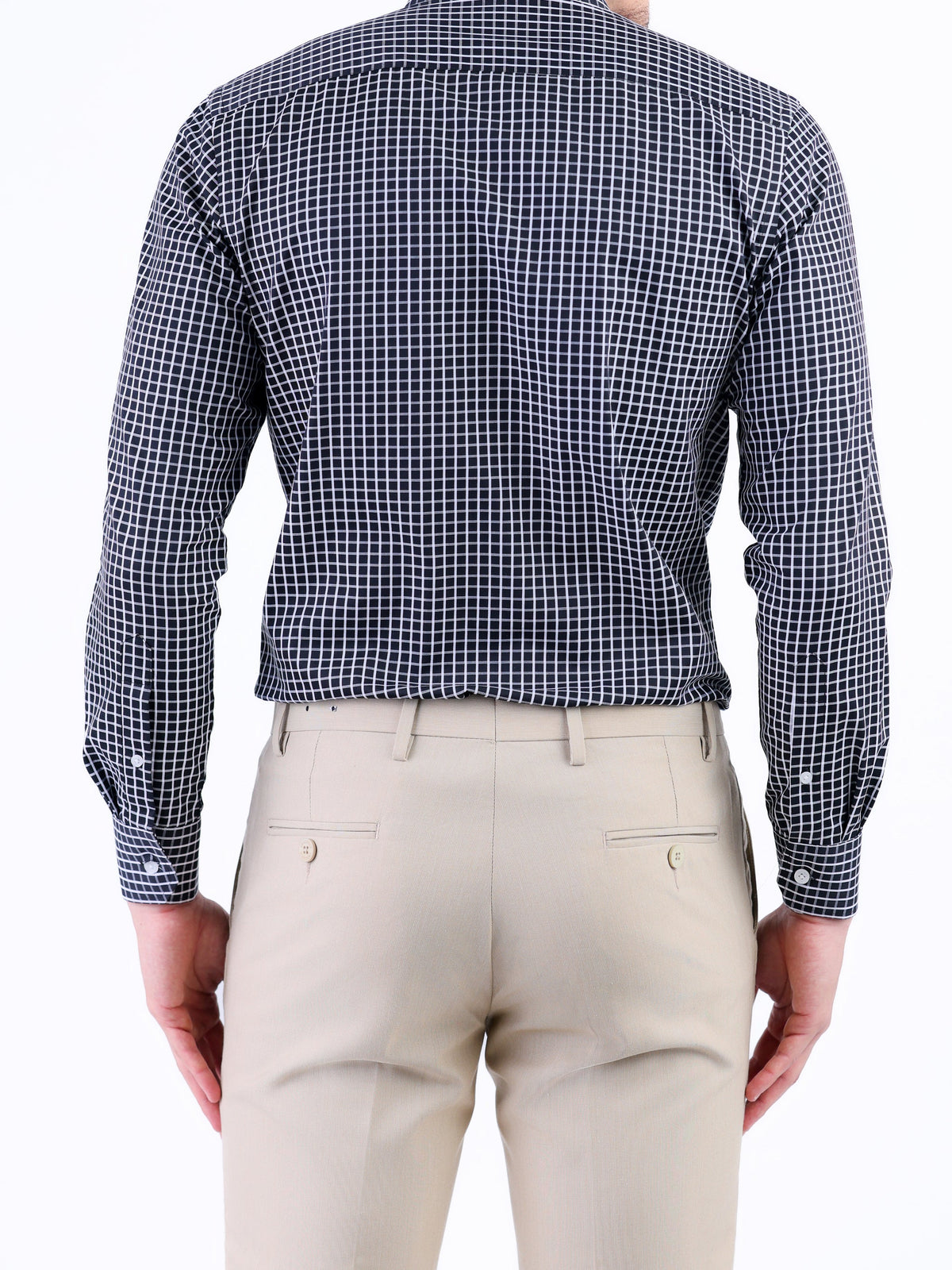 Formal Checks Slim Fit Shirt - Black Inck