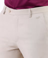 Formal Entry Plain Slim Fit Trouser - Sand