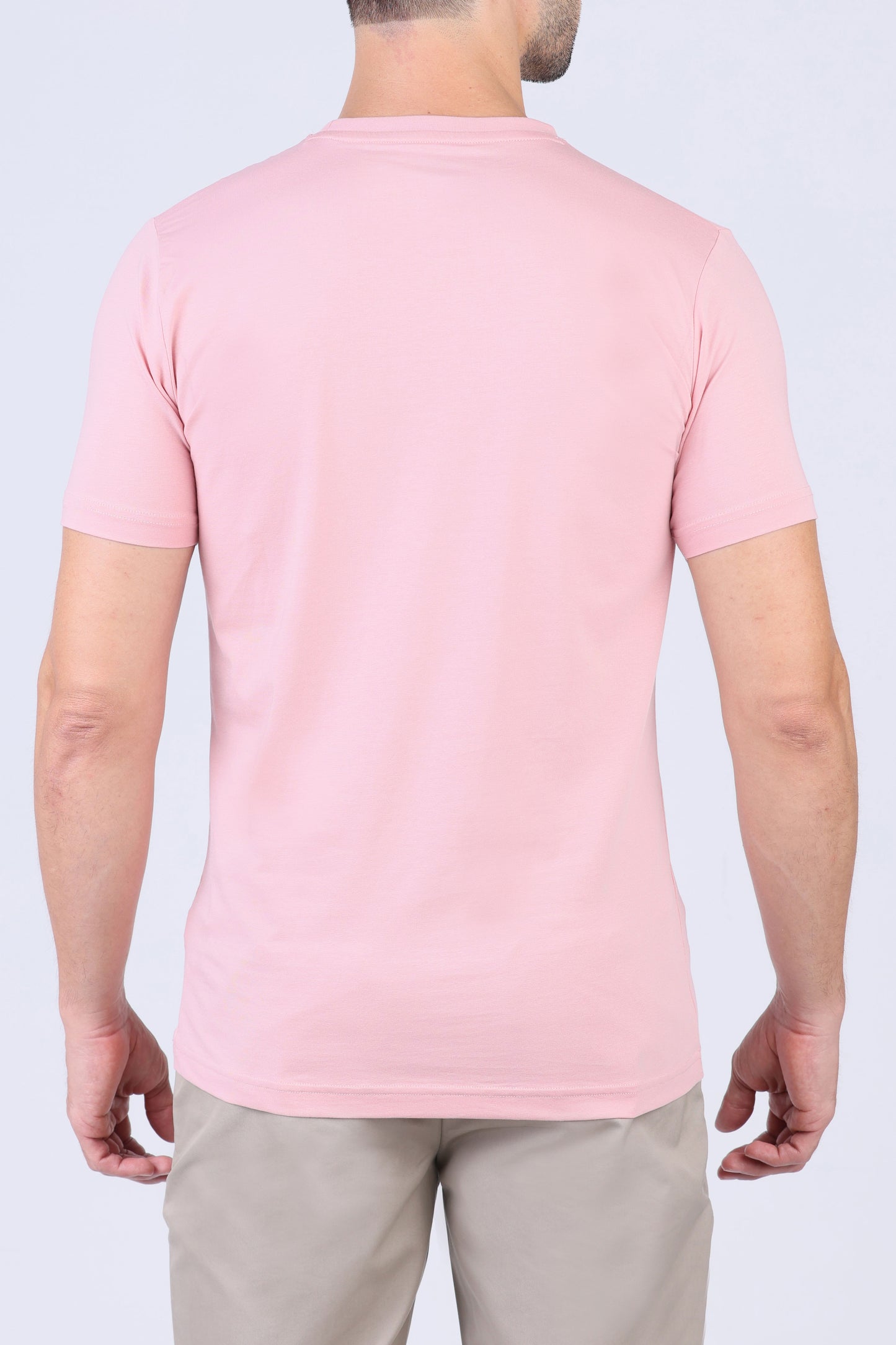 Crocodile Crew Neck  Action fit HS-L Pink