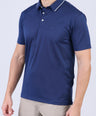 Crocodile Men Casual Polo- Astral Aura