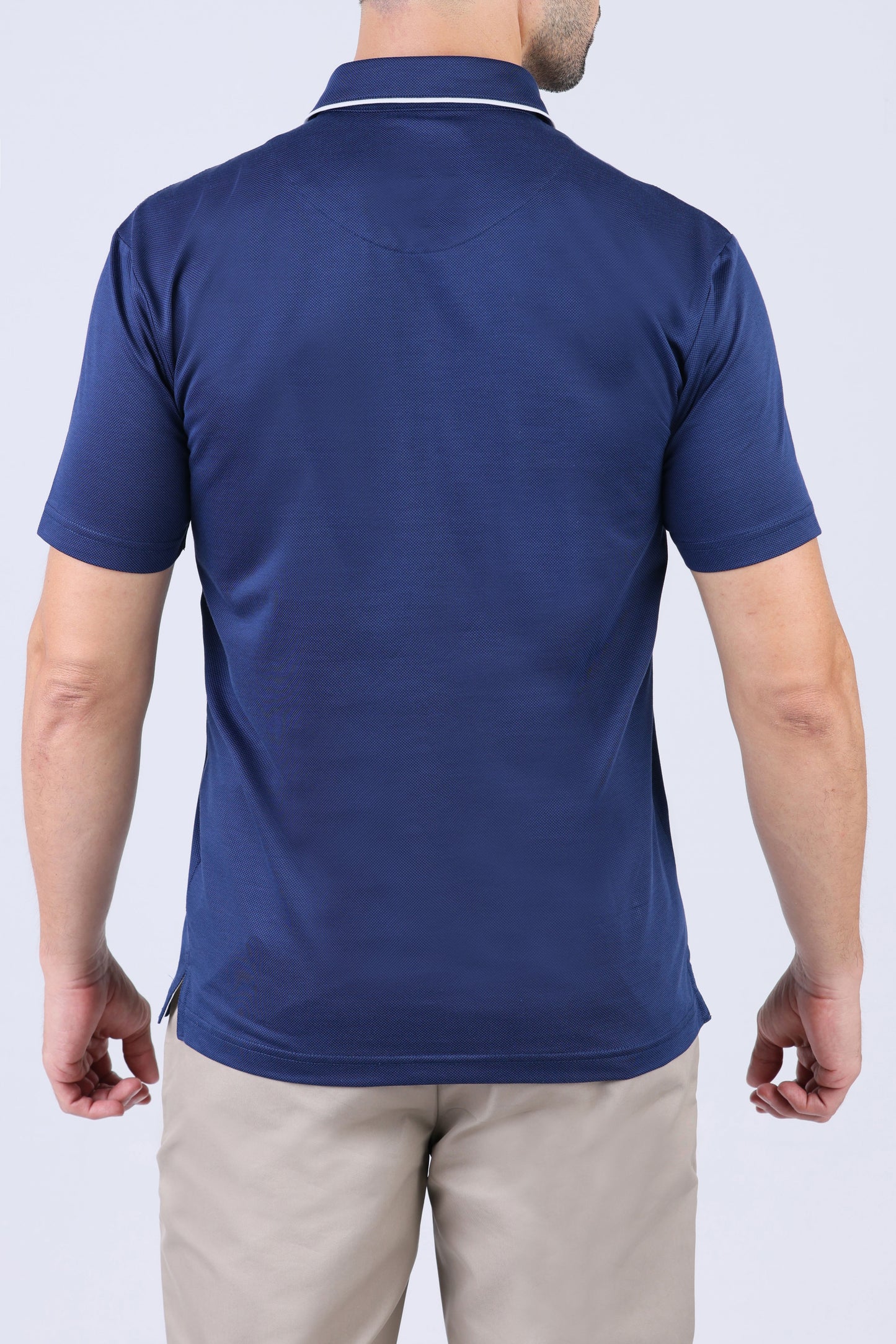 Crocodile Men Casual Polo- Astral Aura