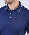 Crocodile Men Casual Polo- Astral Aura