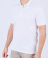 Crocodile Men Casual Polo- Egret