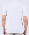 Crocodile Men Casual Polo- Egret