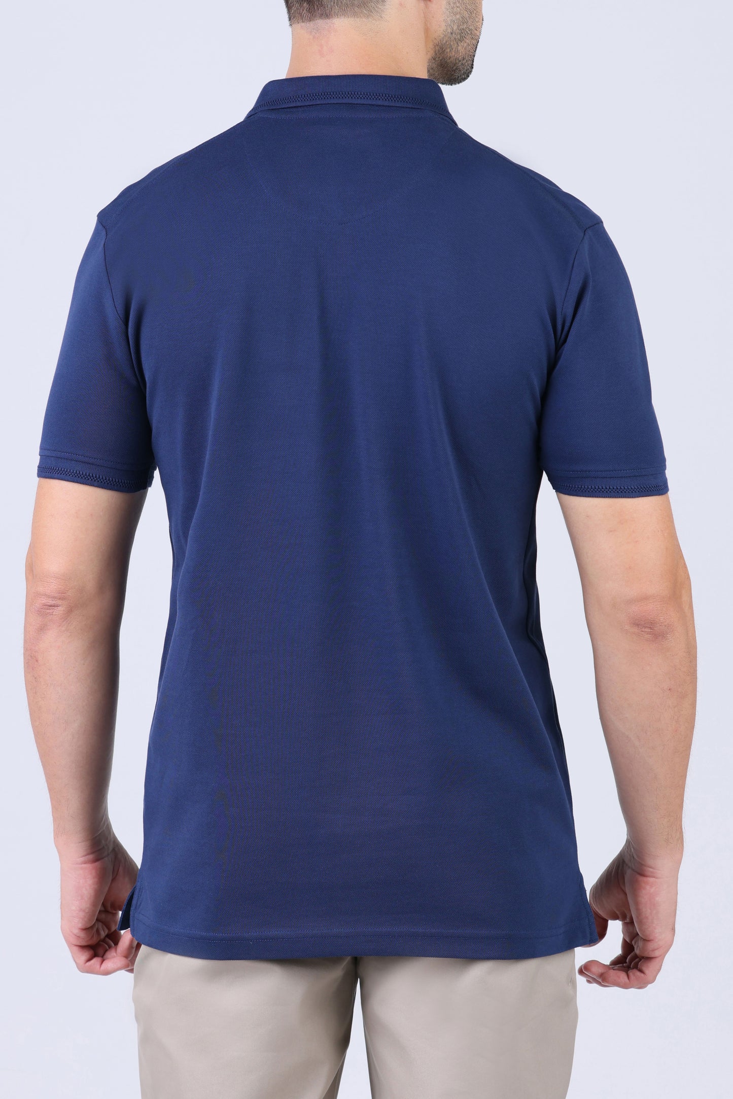 Crocodile Men Supima Polo Slim HS- Dark Denim