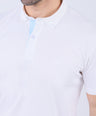 Crocodile Men Casual Polo-Egret