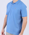 Crocodile Pima Polo Slim-Bright Cobalt