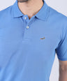 Crocodile Pima Polo Slim-Bright Cobalt