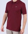 Crocodile Men Supima Polo Slim HS- Garnet