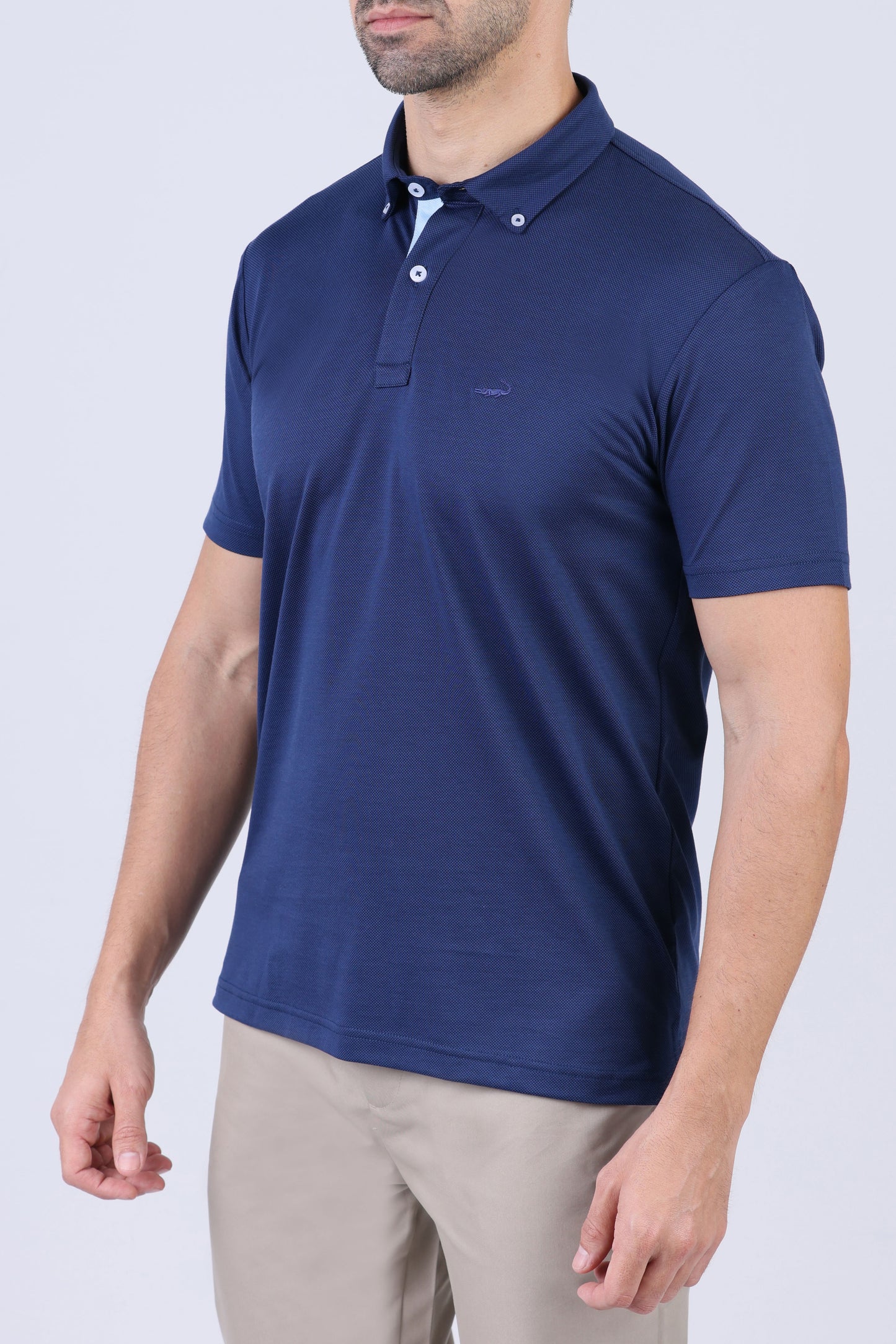 Crocodile Men Casual Polo-Astral Aura