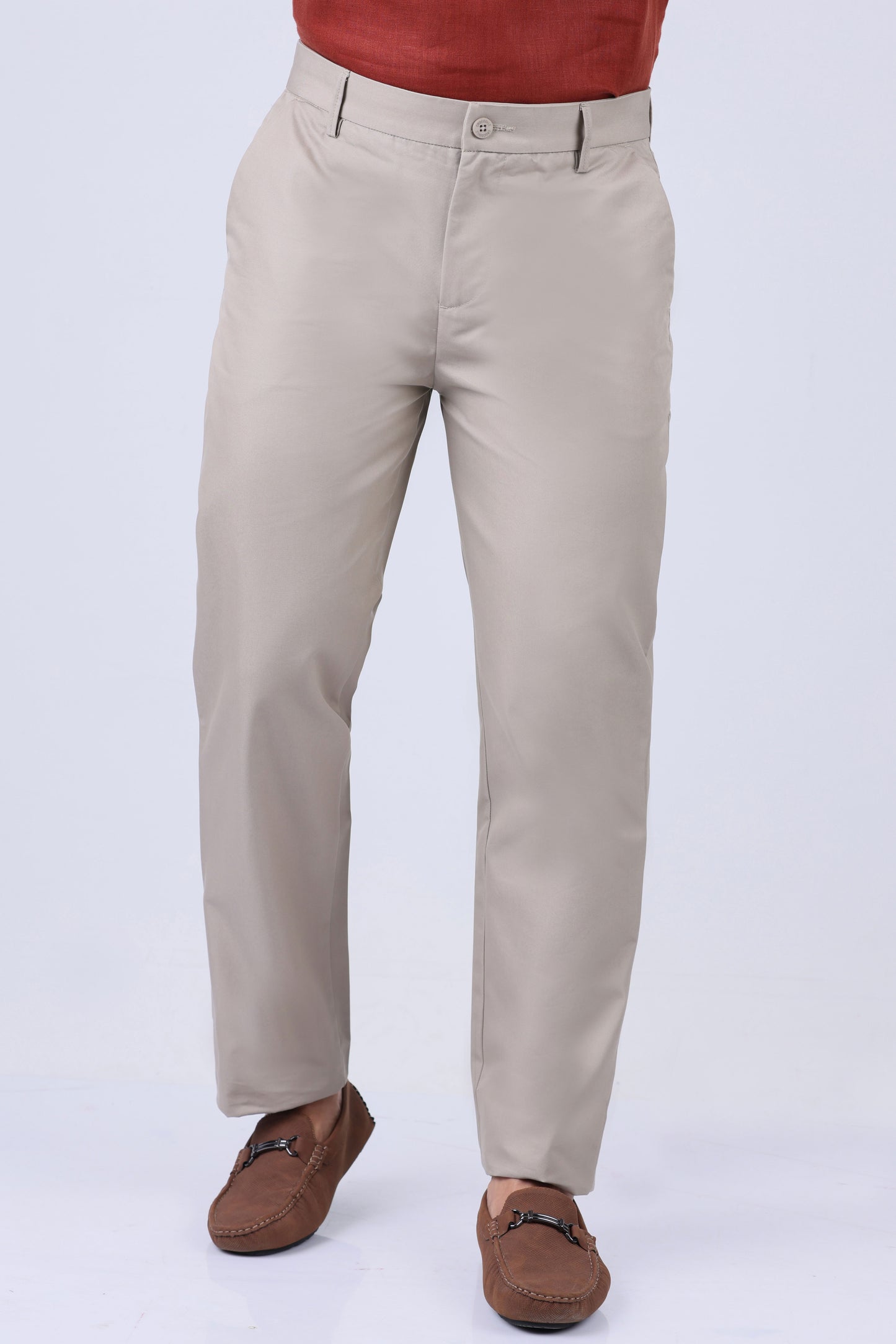Crocodile Chino Classic Fit-Light Taupe