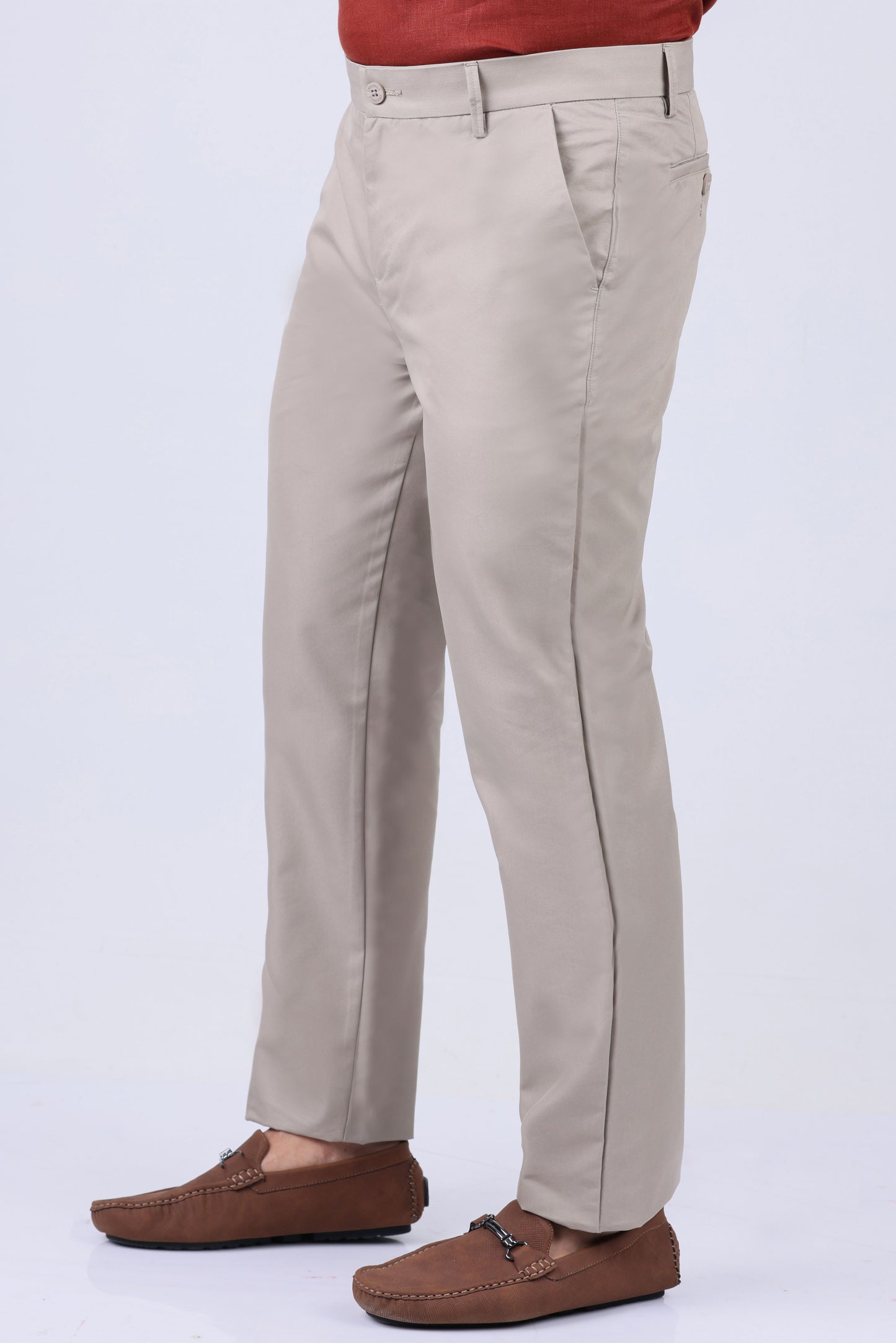 Crocodile Chino Classic Fit-Light Taupe