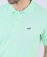 Crocodile Pima Polo Slim-Absinthe Green
