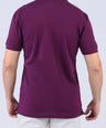 Crocodile Pima Polo Slim-Potent Purple