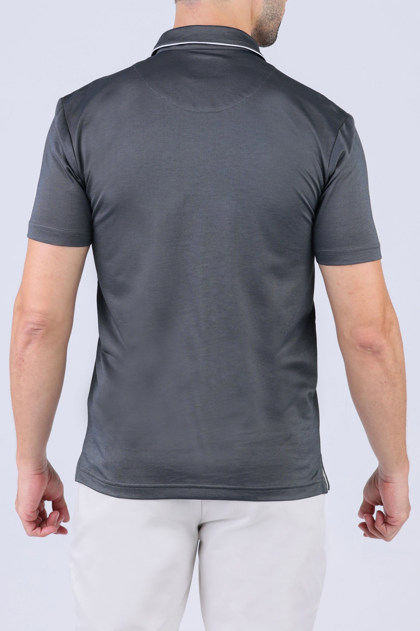 Crocodile Men Casual Polo- Licorice